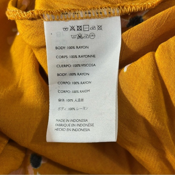 Anthropologie Faithfull The Brand Botany Belted Skirt Midi Floral Size 6 - Picture 6 of 9